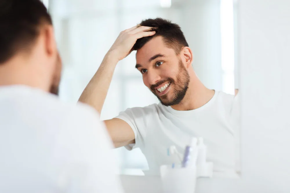 Haarkontrolle und Verlaufsbeurteilung